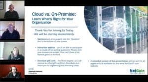 Cloud vs On-Premise Webinar